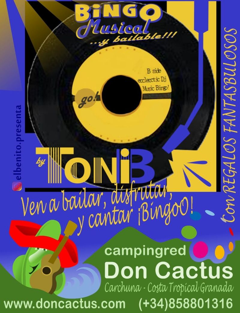 Bingo Musical Camping Don Cactus