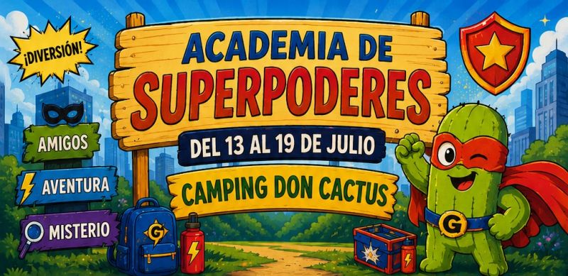 Programa animacion Camping Don Cactus