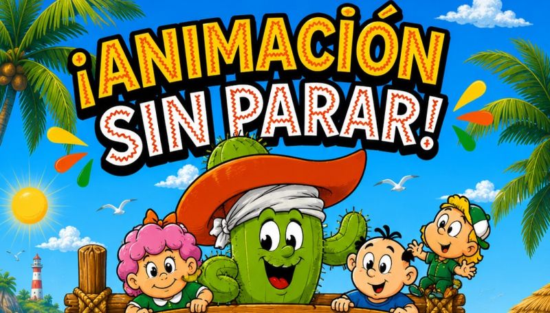Animación infantil Camping Don Cactus