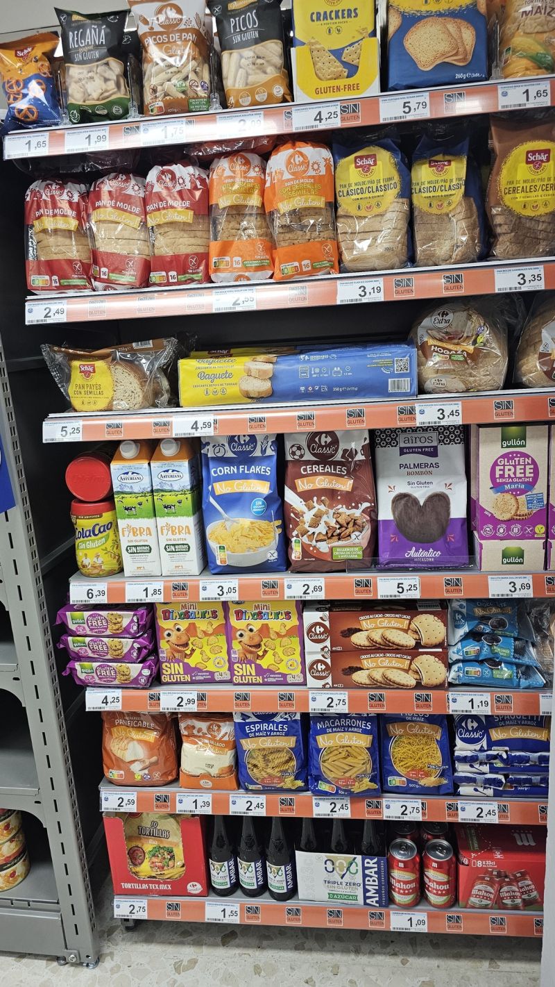 Productos sin gluten Carrefour Express Camping Don Cactus