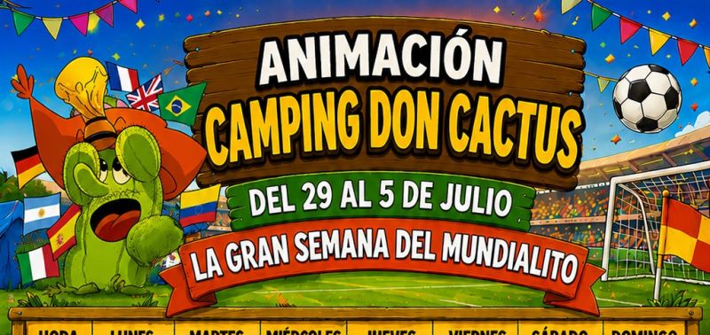 Programa de Animación Camping Don Cactus